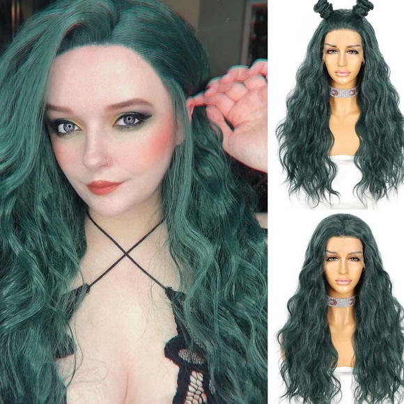 💫 Ji 24” WAVE 🌊 GREENWAVY LACE FRONT WIG💫 *NEW